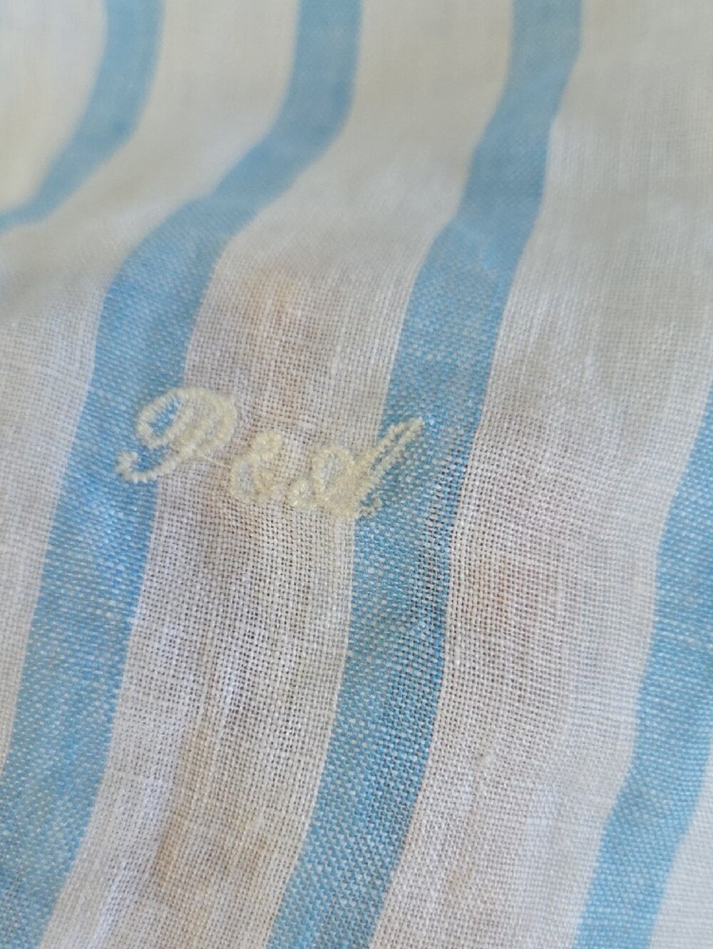 Porter & Ash Striped 100% Linen Shirt - Picture 3 of 6